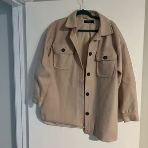 Beige Shacket